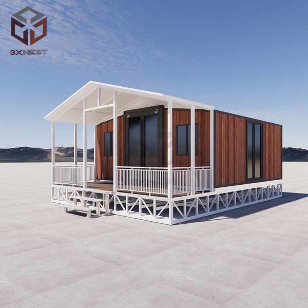 Grade 8 Earthquake Resistance Luxury Prefabricated House with Customizable Roof