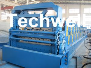 Quality 0.25 - 0.8mm Thickness 18 Forming Stations Double Deck Roll Forming Machine wholesale