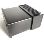Black Anodized LED Light Waterproof Housing Aluminum Heat Sink Tube With CNC
