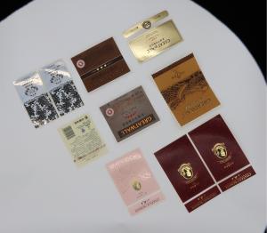 Quality Wine product packaging sticker for bottle packaging Embossing Foil Stamping ODM wholesale