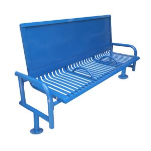 Quality Municipal Street L207cm W65cm Steel Garden Benches wholesale