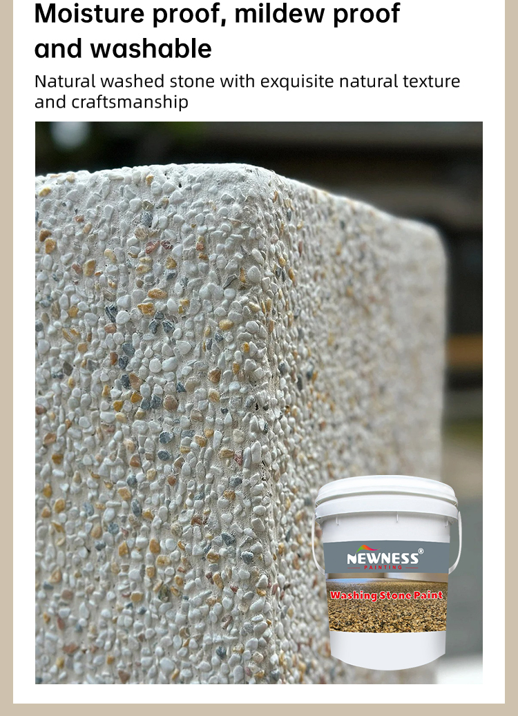 Upgrade Your Walls with Eco-Friendly Matt Coating Wall Stone Paint 80% Solid Content