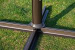 Aluminum Pole PU Coating Windproof Outdoor Sunbrella