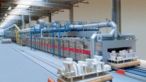 Quality Energy-Saving Roller Kiln for Sanitaryware: Heavy-Duty Rollers &amp; Reduced Warping wholesale