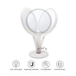 2600mAh Battery tricolor 3500k 5x HD LED Magnifying Mirror