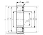 SL series roller bearings SL1923Series Cylindrical Roller Bearings SL192306