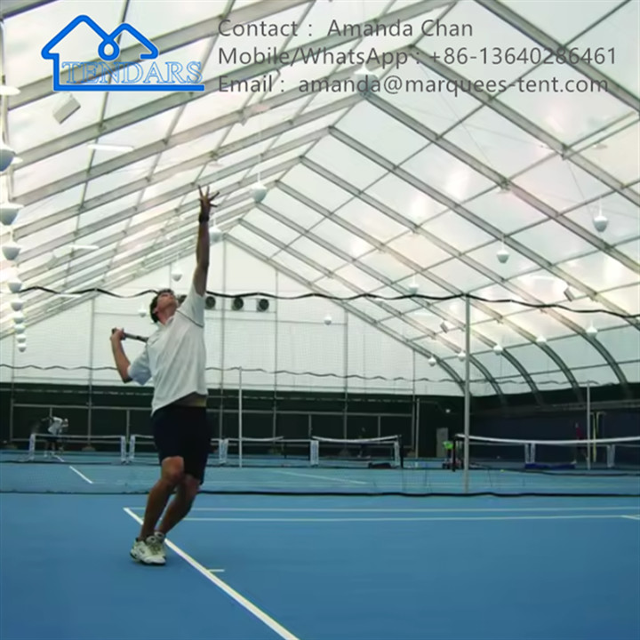 Outdoor Sports Hall Tent With Aluminum Frame And Weather Resistant Design