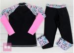2019 UV Protection Swimming suit for women long sleeve and legs swimwear shorts