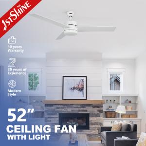 Quality Metal Lamp Body Material Ceiling Fans with Light and Remote 1stshine Simple wholesale