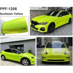 Sunbeam Yellow Self Adhesive Color Paint Protection Film Heat Healing Yellow PPF