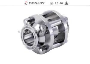 Quality DONJOY Stainless steel clamped straight sight glass with tempered glass 120 degree wholesale