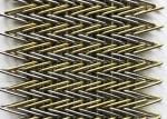 SS316 Brass Weave Spiral Mesh Belt 3m