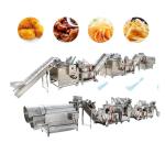 Frozen French Fries Production Line Potato Fingers Making Machine 1000kg/H