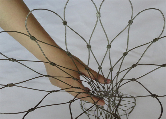 Aviary 1.2mm-4.0mm Stainless Steel Wire Rope Mesh Net Customization