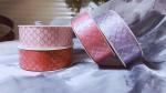 Customized Print Satin Grosgrain Ribbon with Logo For Wrapping Decoration