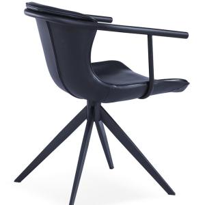 Quality Metal Leisure 50x59x78cm Leather Swivel Armchair wholesale