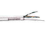 4 Pair CAT5E Lan Cable , RG6QUAD with 24AWG UTP CAT5E Cable For computer network