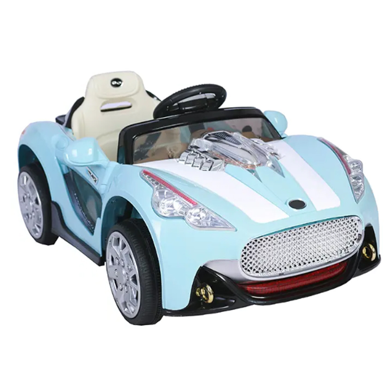 Plastic LED Front Light Electric 6V 12V Children Ride On Outdoor Car for Kids 2023