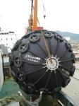 Net Type Pneumatic Rubber D Fender Rubber Marine STD STS