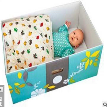 flat lid and base baby clothing gift box luxury baby towel paper box custom baby