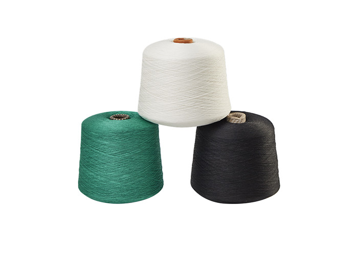 100% Recycled Cotton Yarn For Curtain Loose Strands Prevented Heat Resistance