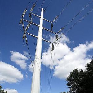 Quality Variable Length 11 Mtr Steel Tubular Electric Pole Power Transmission wholesale