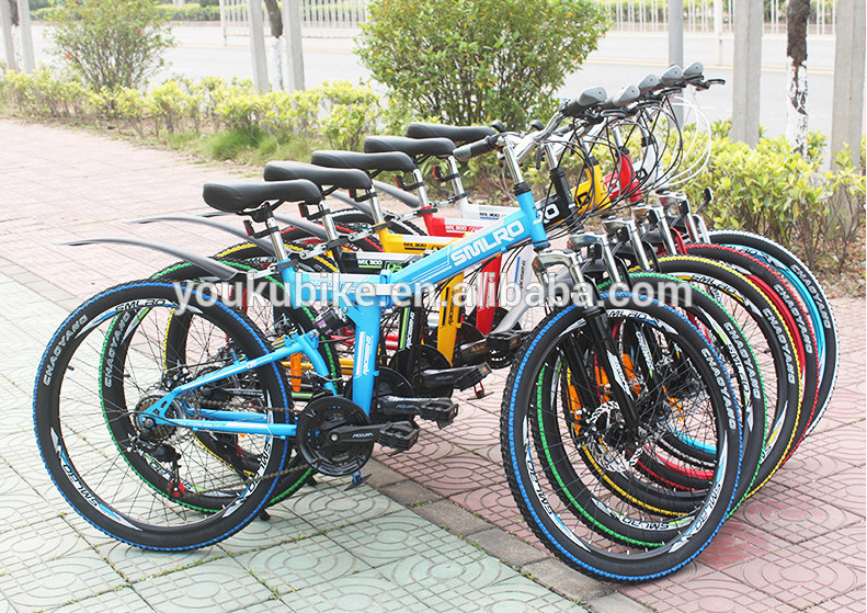 Steel 21 Speed 24 Inch Folding Mountain Bike