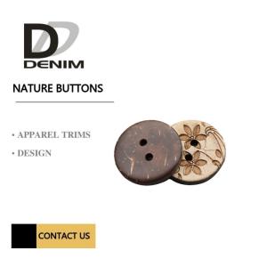 Quality Natural Coconut Button Layered Pattern wholesale