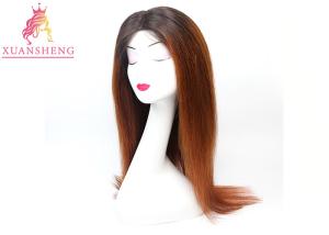 Quality Custom Full Lace Wigs Human Hair Brazilian Virgin Cuticle Aligned Lace Front Wigs Ombre wholesale