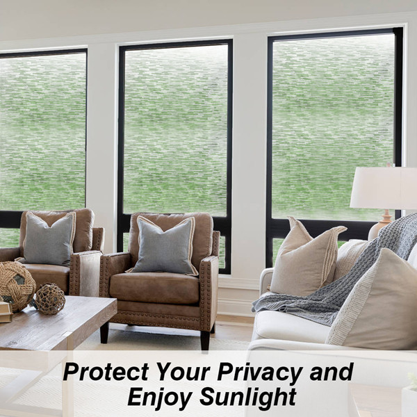 Plain Pink Frosted Self Adhesive Privacy Window Film 0.8mm For Decoration