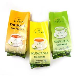 Quality Custom Printed Laminated 240g 500g Waterproof Plastic Bag Pouch Back Seal Foil Food Grade Tea Packaging Bags Side Gusset wholesale
