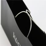 SGS Personalized Paper Bags Custom Printed Black Luxury Paper Gift Bags With