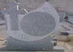 Grey Granite Memorial Headstones Above 90 Degree Polished Surface