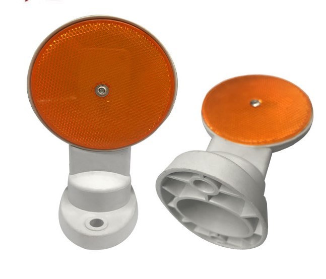 Highway Round reflective delineators Light Plastic Reflector 16.5cm