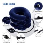 Cotton Flannelette Neck Traction Device 0.53kg PVC Inside Material