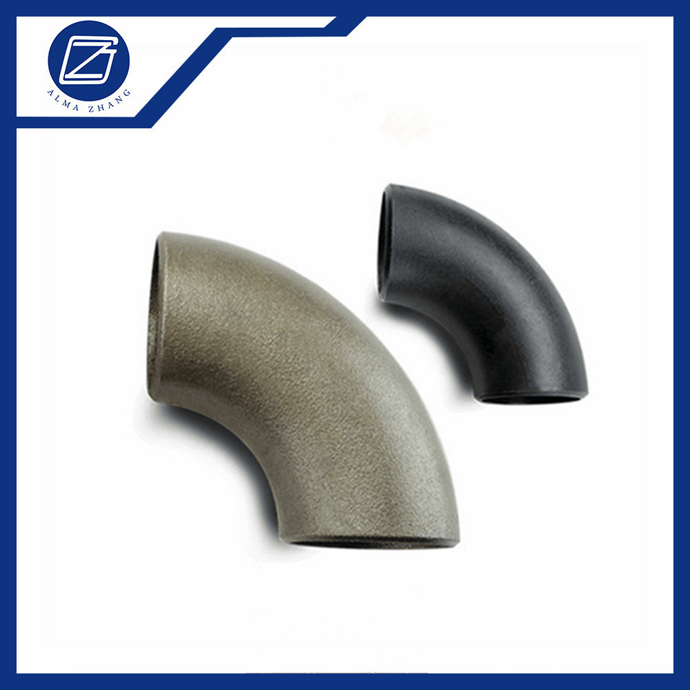 Seamless Pipe Fittings Induction Heating Forming 1/2-24 Inch 90 Degree Carbon Steel Elbow