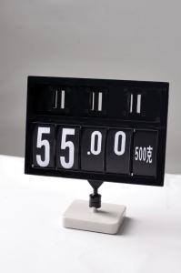 Quality ABS Supermarket Black , Blue , Red Sign Board Price , Retail Price Display wholesale