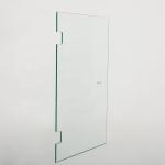 Bathroom Decorative Hollow Structure Clear Tempered Glass for Frameless Shower