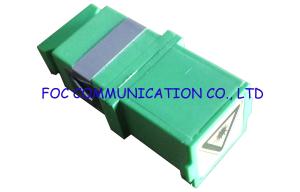 Quality SC Shuttered Optical Fiber Adapter Zirconia Ceramic Sleeve For Local Area Networks wholesale