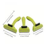 Green Dog Deshedding Tool Sustainable Self Cleaning Cat Brush
