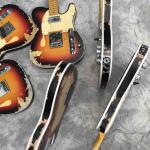Custom Limited Edition Relic Tele Electric Guitar in Sunburst Tele Electric
