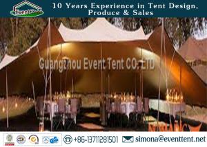 Quality 30m Big White Freeform Stretch Tent With Blocked - Out Sunshine Roof Cover wholesale