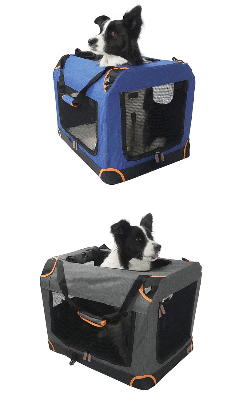 Soft Fabric Dog Crate Outdoor Pet Gear Soft Crate Dog Travel Crate