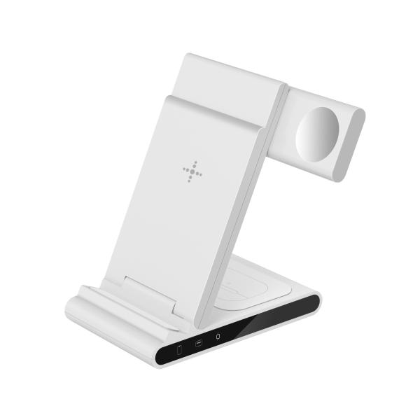 X1 3W Travel Wireless Charger 3 In One Charging Station 75% Charging Efficiency