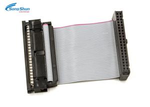 China Electrical Connector IDC Ribbon Cable 2.54mm Box Header Ul2651 28awg LED Display on sale