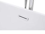 Sanitary Acrylic Free Standing Bathtub SP1870 Stand Alone Fade Resistant