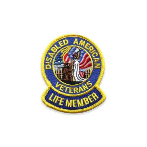 Quality Military Patches Merrowed Border Armband Veterans Patch Logo Badge wholesale