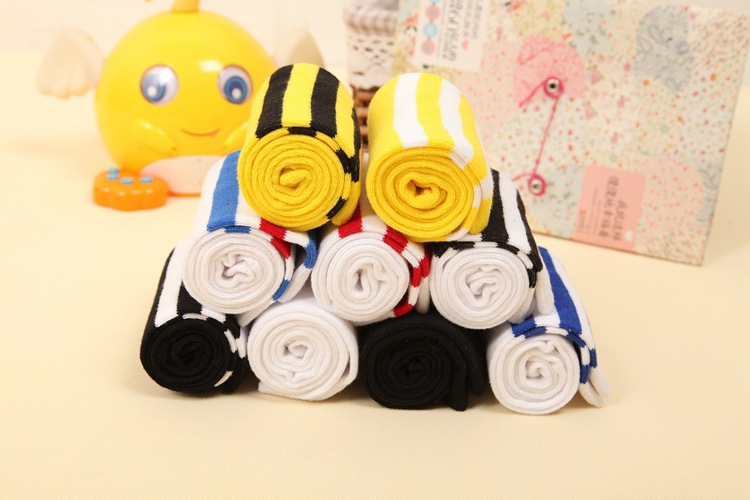 Football Stripes Cotton Kids Knee High Socks for Boys and Girls Long Tube Sports Socks