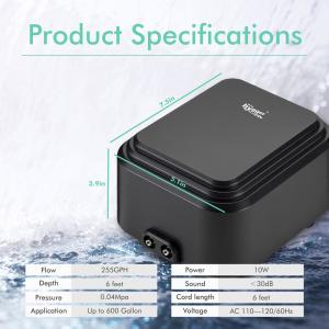 Quality 10W Dual Outlet Silent Aquarium Pum Bubbler wholesale