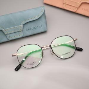 Quality Ultralight IP Plating Beta Titanium Glasses Frame For All Face wholesale